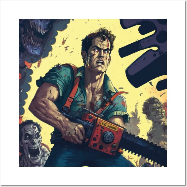 vs evil dead Wall Art by rocknerd